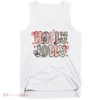 Preppy Holly Jolly Christmas Festive Tank Top thumb 0