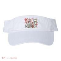Preppy Holly Jolly Christmas Festive Visor thumb 0