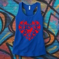 Poodles Hearts Love Dog Lover Valentines Day Funny Gift Women's Tank Top thumb 3