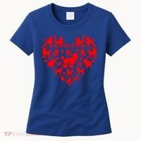 Poodles Hearts Love Dog Lover Valentines Day Funny Gift Women's T-Shirt thumb 0