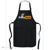 Pole Hub Lineman Line Worker Utility Pole Funny Lineman Fun Apron thumb 0