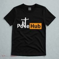 Pole Hub Lineman Line Worker Utility Pole Funny Lineman Fun T-Shirt thumb 5