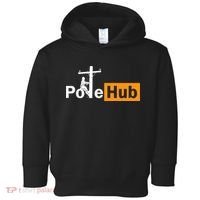 Pole Hub Lineman Line Worker Utility Pole Funny Lineman Fun Toddler Hoodie thumb 0