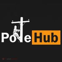 Pole Hub Lineman Line Worker Utility Pole Funny Lineman Fun Tote Bag thumb 4