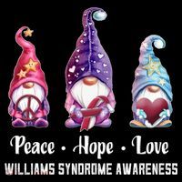 Peace Hope Love Gnomes Williams Syndrome Awareness Cute Gift Coffee Mug thumb 5