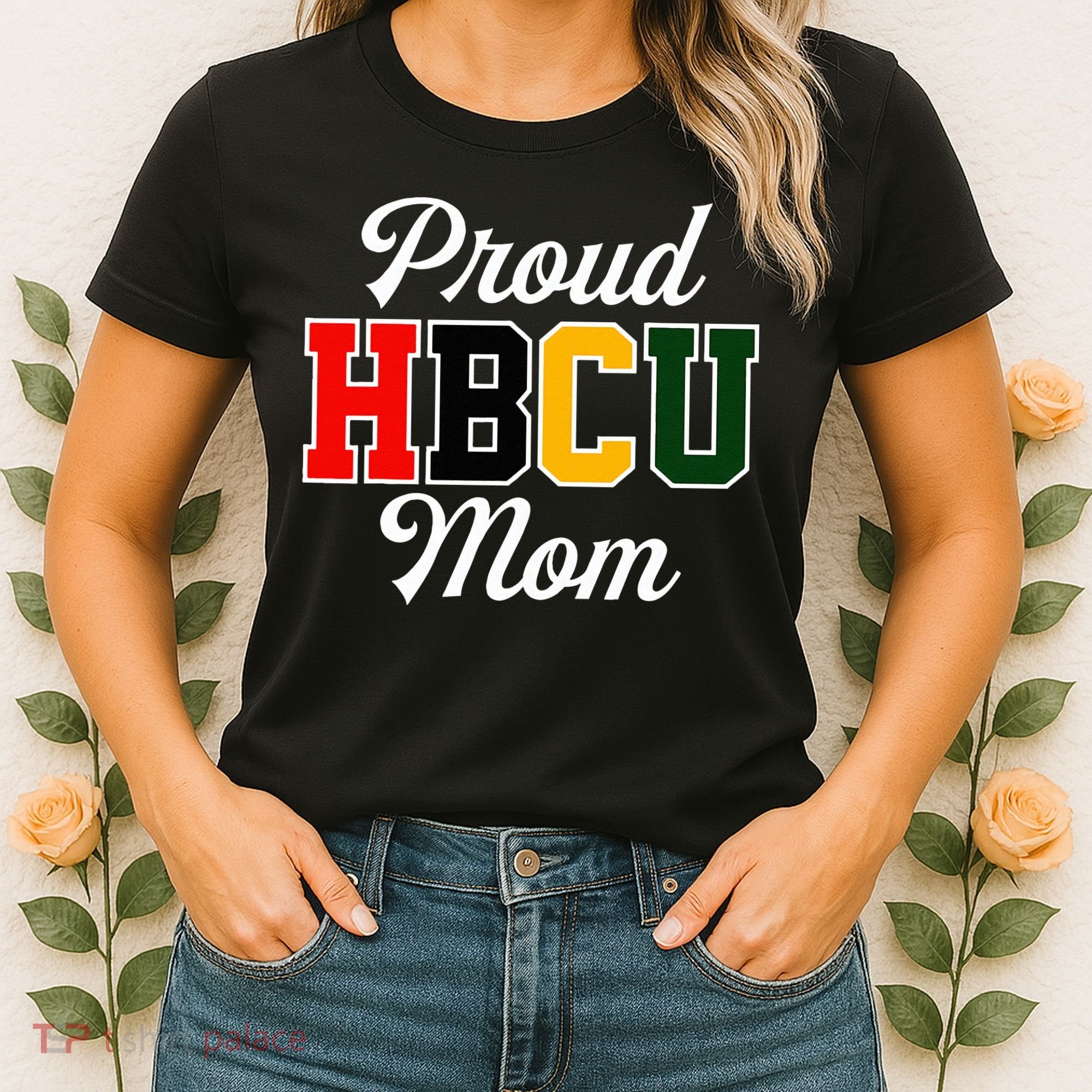 Proud HBCU Mom Black College And University Mother's Day Women's T-Shirt