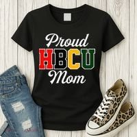 Proud HBCU Mom Black College And University Mother's Day Women's T-Shirt thumb 3