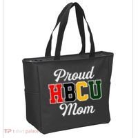 Proud HBCU Mom Black College And University Mother's Day Tote Bag thumb 2