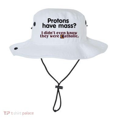 Protons Have Mass I Didn't Even Know They Were Catholic Bucket Hat
