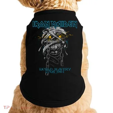 Powerslave Head Mummy Black Doggie Tank