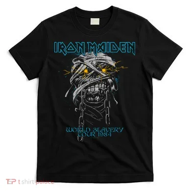 Powerslave Head Mummy Black T-Shirt