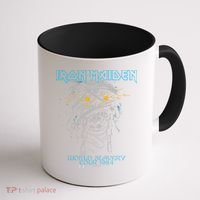 Powerslave Head Mummy Black Coffee Mug thumb 1