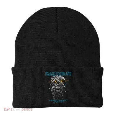 Powerslave Head Mummy Black Beanie