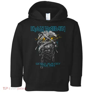 Powerslave Head Mummy Black Toddler Hoodie