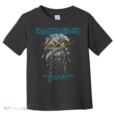 Powerslave Head Mummy Black Toddler T-Shirt