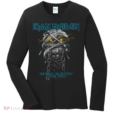 Powerslave Head Mummy Black Women's Long Sleeve Shirt