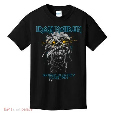 Powerslave Head Mummy Black Kids T-Shirt