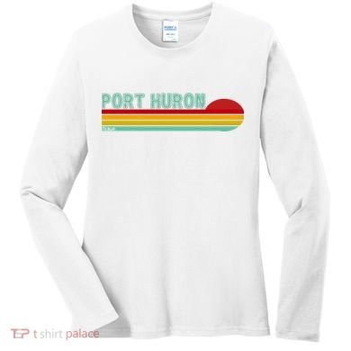 Port Huron Michigan Women's Long Sleeve Shirt