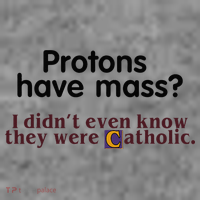 Protons Have Mass I Didnt Even Know They Were Catholic Toddler Hoodie thumb 2