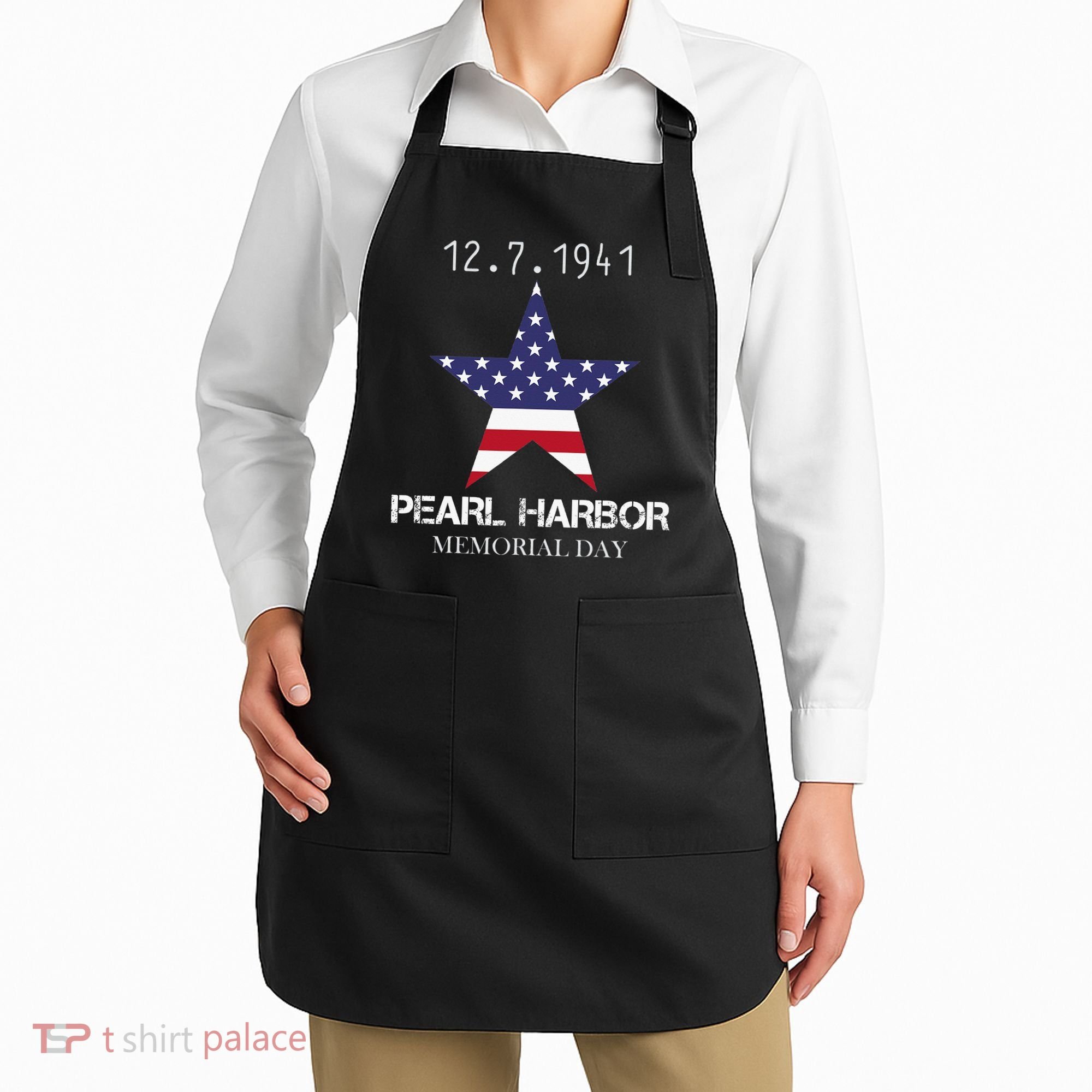 Pearl Harbor Memorial Day Apron