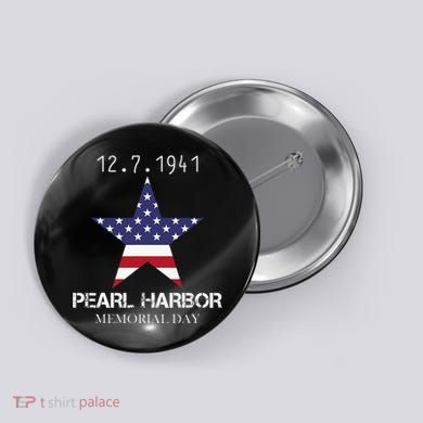 Pearl Harbor Memorial Day Button