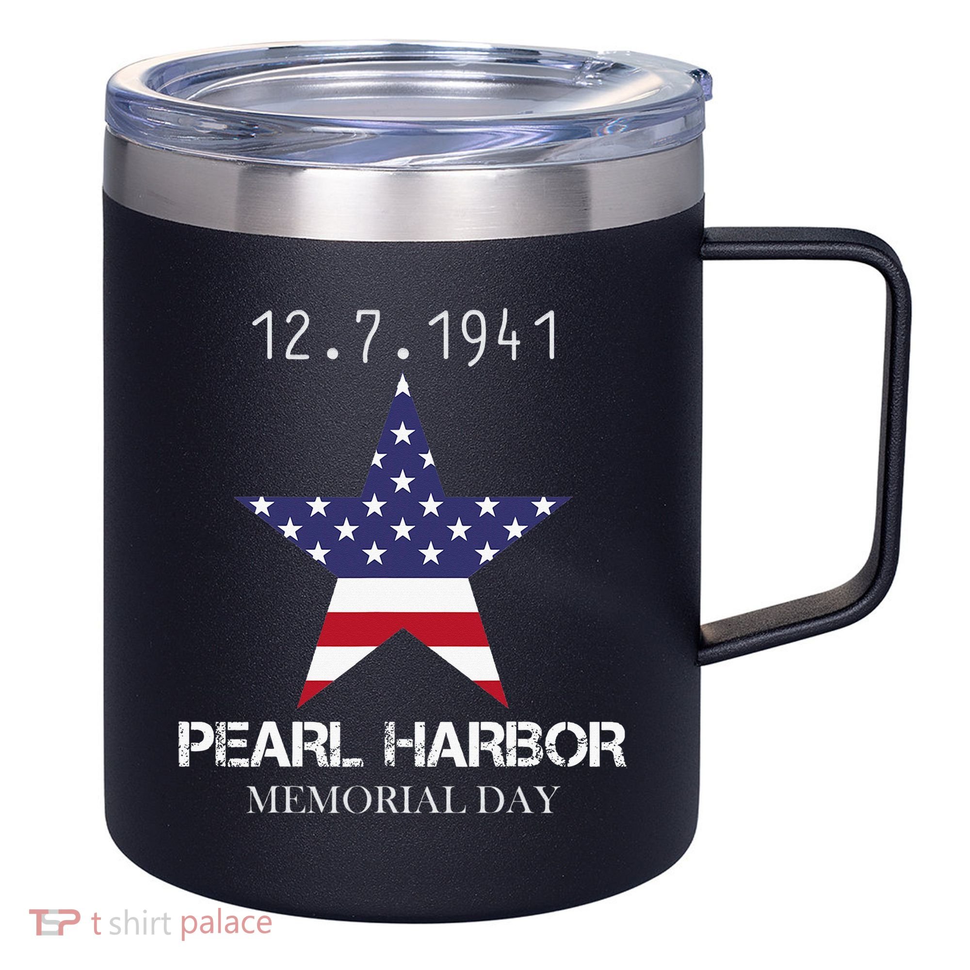 Pearl Harbor Memorial Day 12oz Stainless Steel Coffee Mug