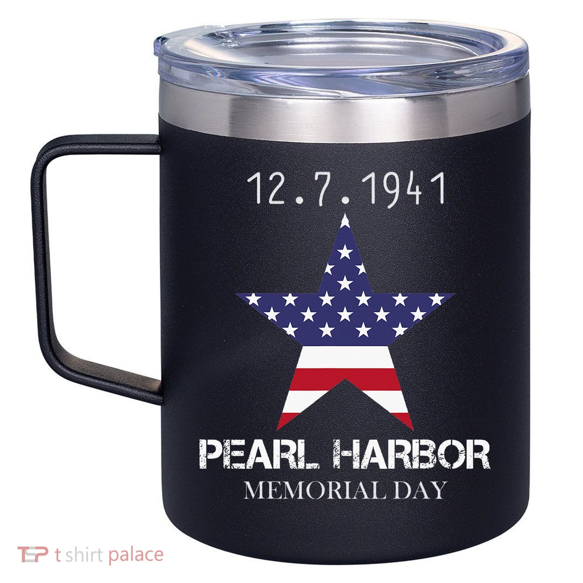 Pearl Harbor Memorial Day 12oz Stainless Steel Coffee Mug