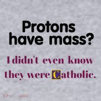 Protons Have Mass I DidnT Even Know They Were Catholic Women's Sweatshirt thumb 2
