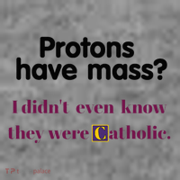 Protons Have Mass I DidnT Even Know They Were Catholic Toddler Hoodie thumb 2