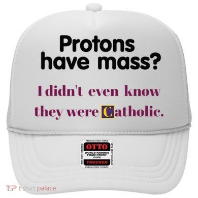 Protons Have Mass I DidnT Even Know They Were Catholic Hat