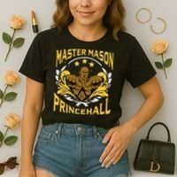 Prince Hall Master Mason PHA Masonic Father's Day Gift Comfort Colors Boxy T-Shirt thumb 2