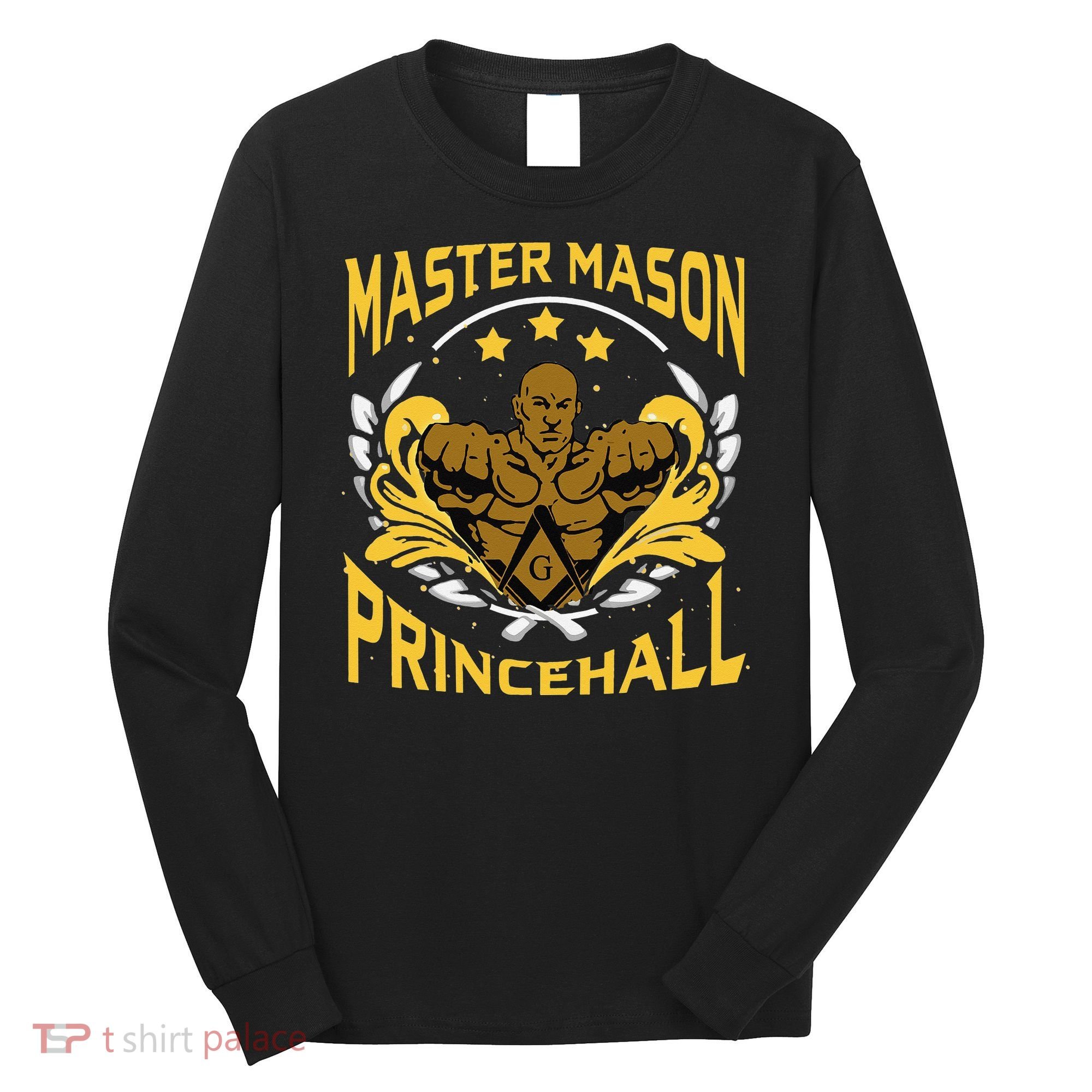 Prince Hall Master Mason PHA Masonic Father's Day Gift Long Sleeve Shirt