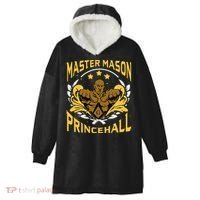 Prince Hall Master Mason PHA Masonic Father's Day Gift Hooded Wearable Blanket thumb 0