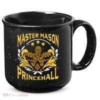 Prince Hall Master Mason PHA Masonic Father's Day Gift 15oz Campfire Ceramic Mug thumb 0