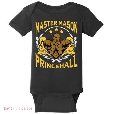 Prince Hall Master Mason PHA Masonic Father's Day Gift Baby Bodysuit