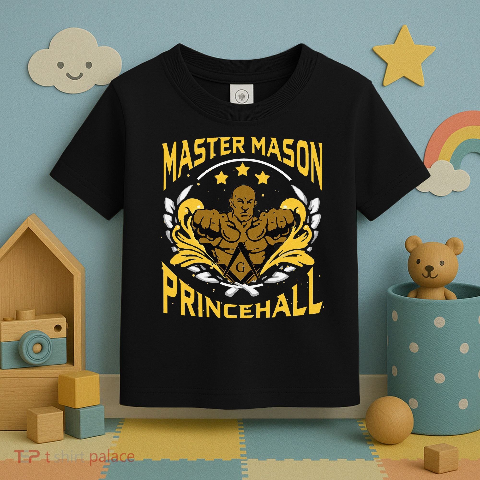 Prince Hall Master Mason PHA Masonic Father's Day Gift Toddler T-Shirt