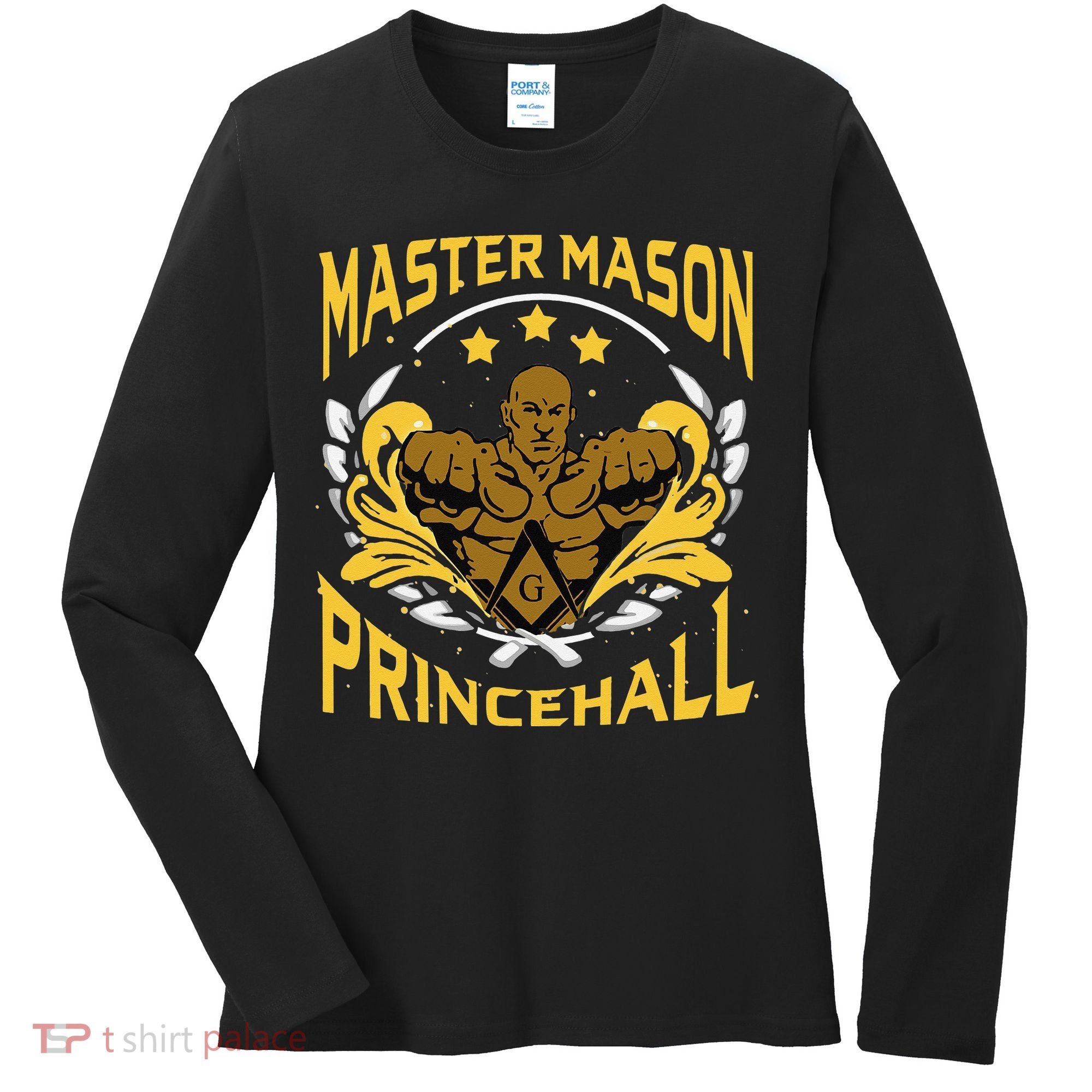Prince Hall Master Mason PHA Masonic Father's Day Gift Women's Long Sleeve Shirt