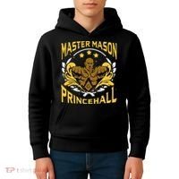 Prince Hall Master Mason PHA Masonic Father's Day Gift Kids Hoodie thumb 4