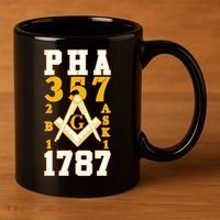 Prince Hall Mason PHA 357 2b1ask1 1787 Masonic Thanksgiving 11oz C Handle Ceramic Mug thumb 3