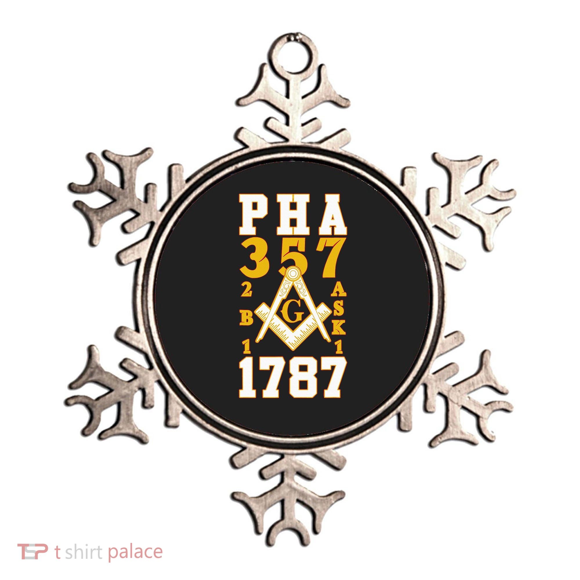 Prince Hall Mason PHA 357 2b1ask1 1787 Masonic Thanksgiving Ornament