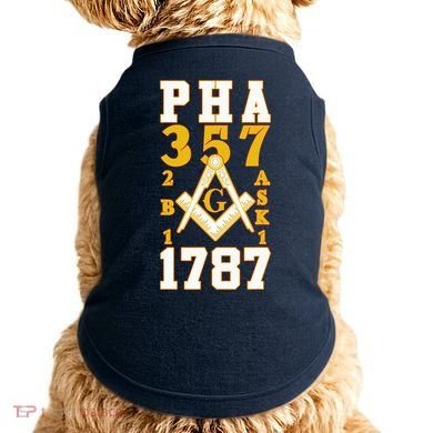 Prince Hall Mason PHA 357 2b1ask1 1787 Masonic Thanksgiving Doggie Tank