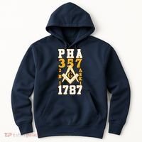 Prince Hall Mason PHA 357 2b1ask1 1787 Masonic Thanksgiving Hoodie thumb 0
