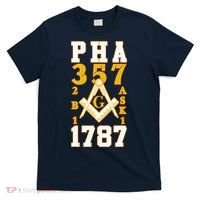 Prince Hall Mason PHA 357 2b1ask1 1787 Masonic Thanksgiving T-Shirt thumb 0