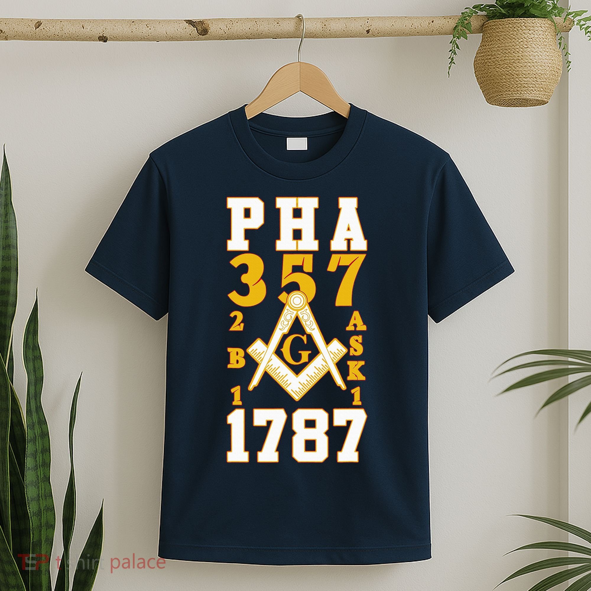 Prince Hall Mason PHA 357 2b1ask1 1787 Masonic Thanksgiving T-Shirt
