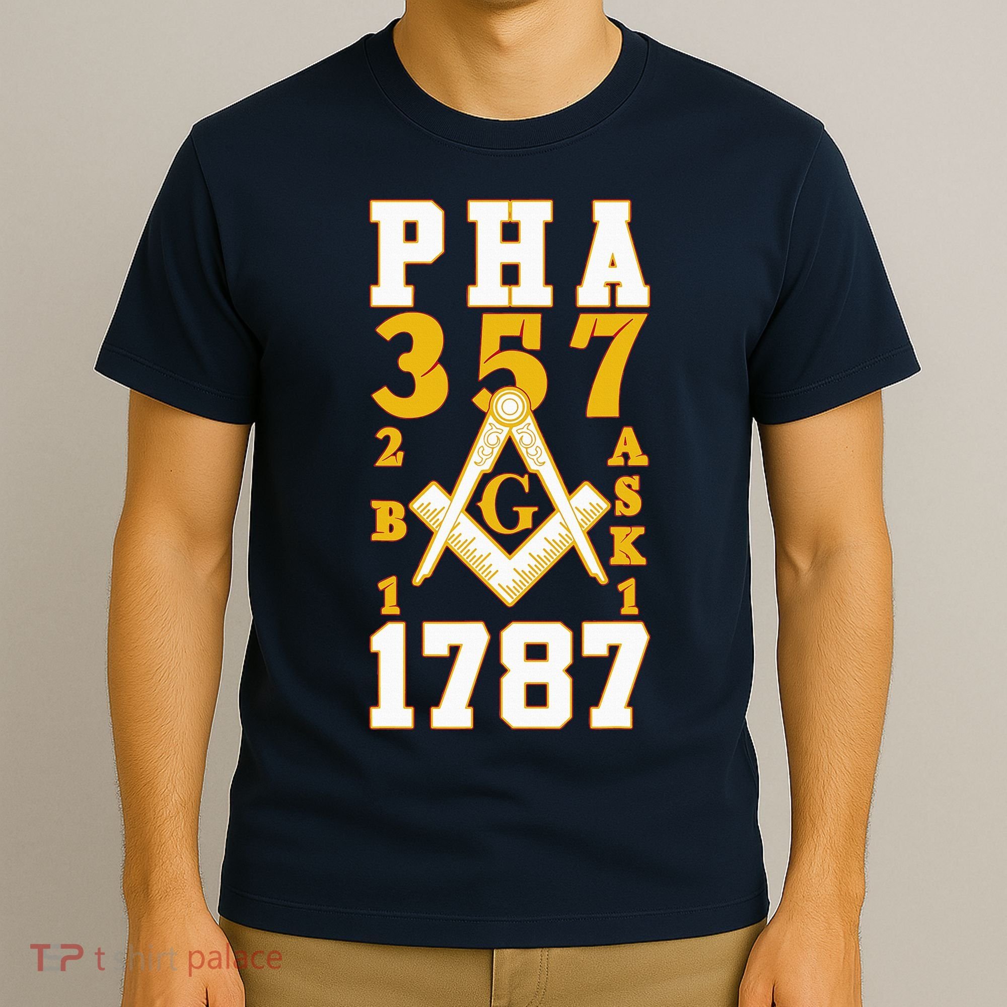 Prince Hall Mason PHA 357 2b1ask1 1787 Masonic Thanksgiving T-Shirt