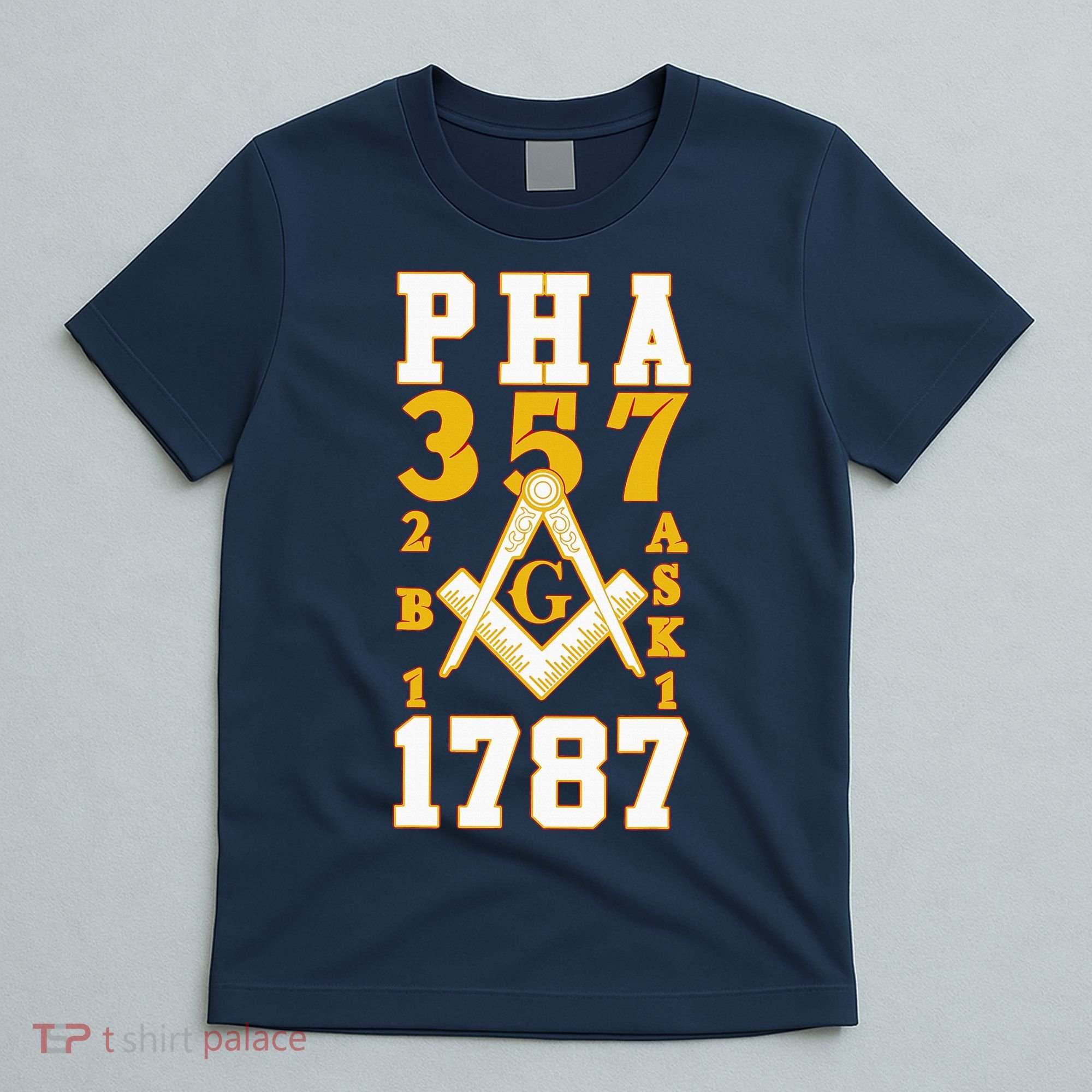 Prince Hall Mason PHA 357 2b1ask1 1787 Masonic Thanksgiving T-Shirt