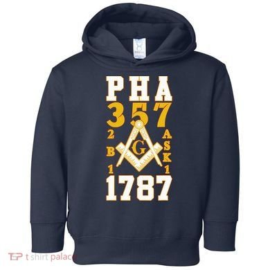 Prince Hall Mason PHA 357 2b1ask1 1787 Masonic Thanksgiving Toddler Hoodie