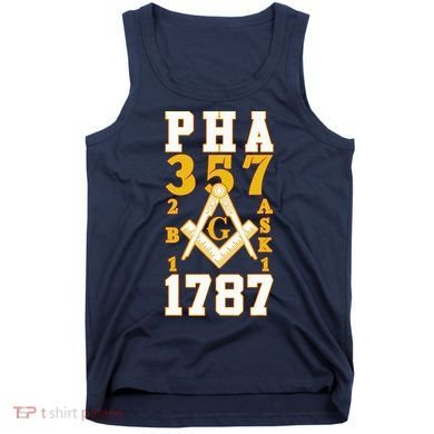 Prince Hall Mason PHA 357 2b1ask1 1787 Masonic Thanksgiving Tank Top