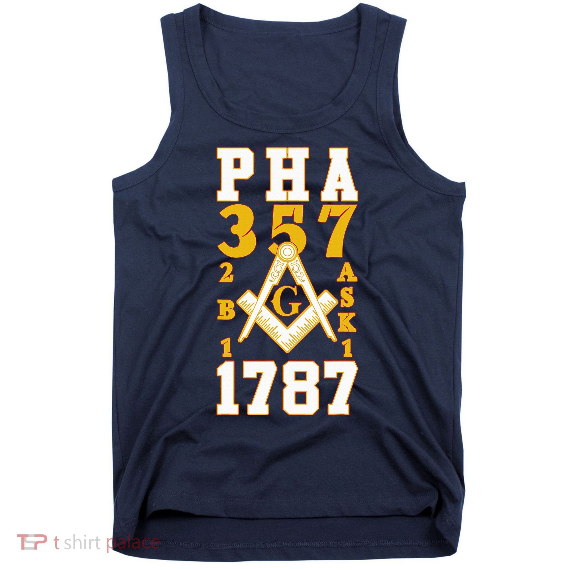 Prince Hall Mason PHA 357 2b1ask1 1787 Masonic Thanksgiving Tank Top
