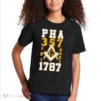 Prince Hall Mason PHA 357 2b1ask1 1787 Masonic Thanksgiving Kids T-Shirt thumb 2